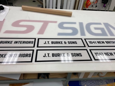 Interior Signage Photo