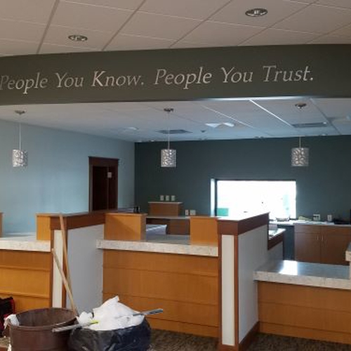 Interior wall graphic