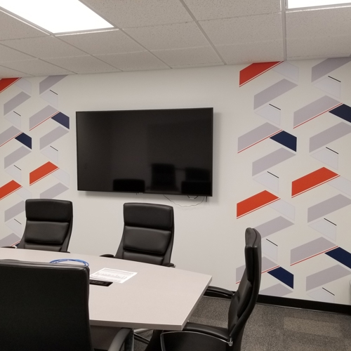 Interior vinyl wall decals