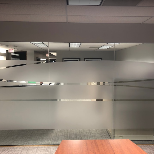 Frosted Vinyl Window Graphics