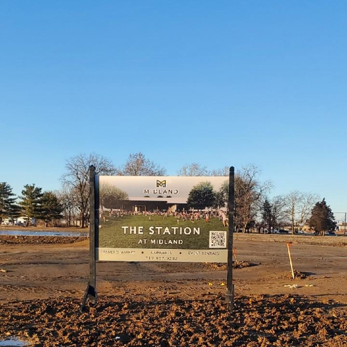 The Station Exterior Signage