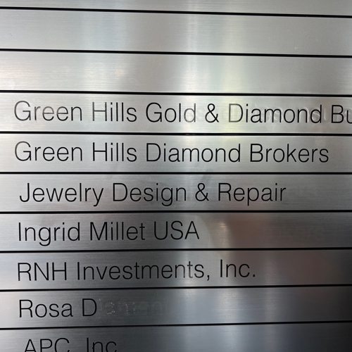 Interior Signage
