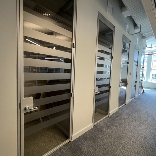 Frosted Vinyl Window Graphics