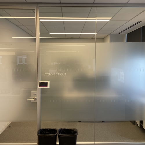 Frosted Vinyl Window Graphics