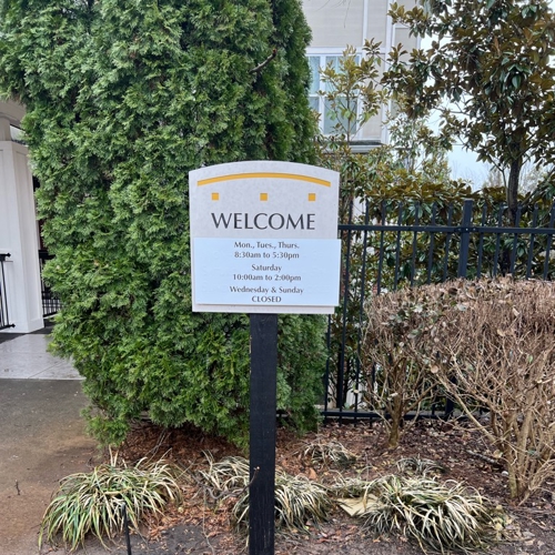 Business Hours Signs