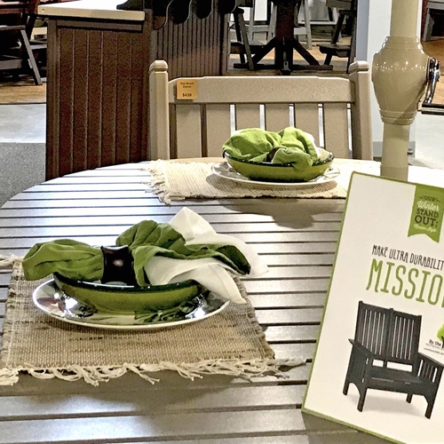 By The Yard Table Sign