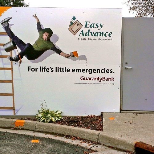 Bank Wall Graphic