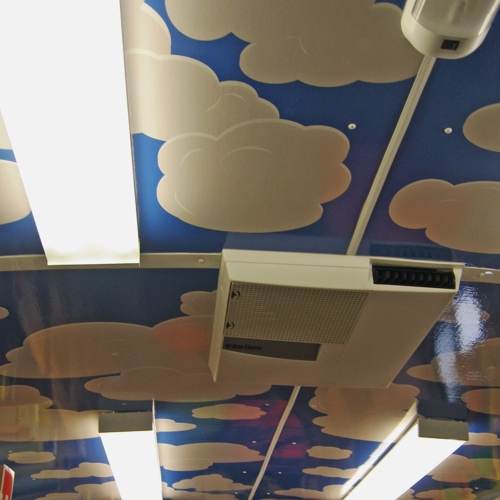 Classroom Ceiling Title Signage