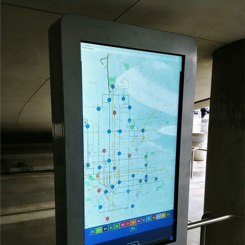 Map Interactive Digital Signage