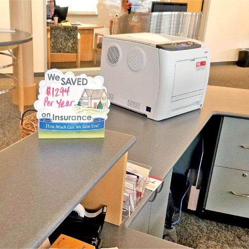 Custom Countertop Sign