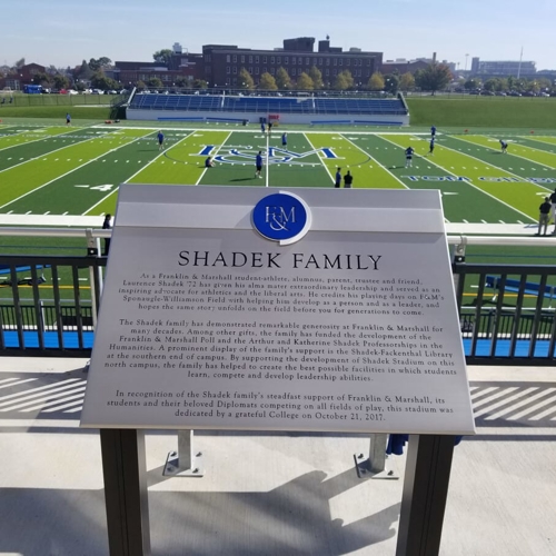 Dedication Plaque