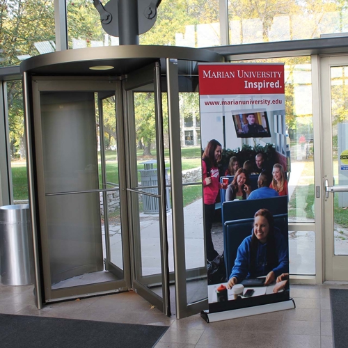University Banner Stand