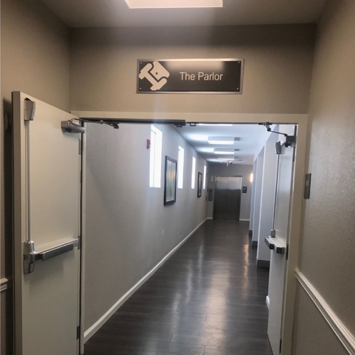 Parlor Mounted Sign