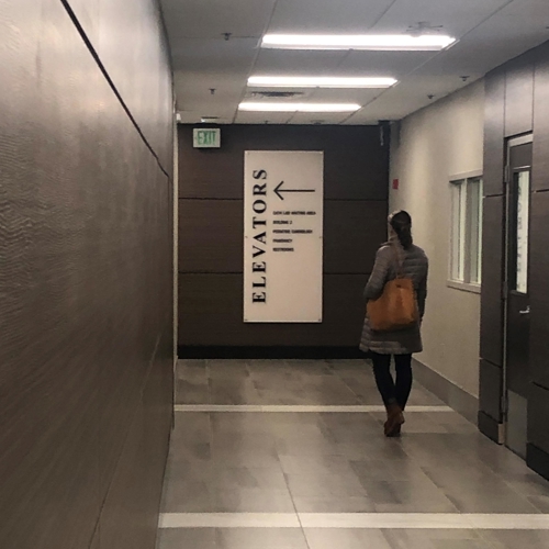 Springhill Medical Elevators Wayfinding Signage