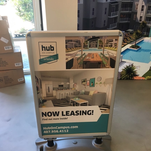 Hub on Campus Custom Poster