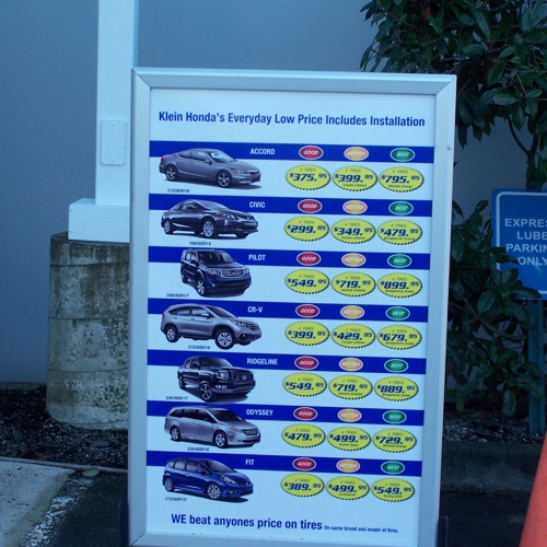 Klein Honda Custom Poster