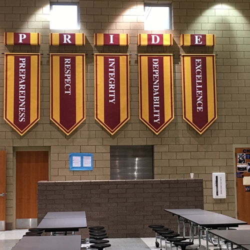 Jordan Schools Vertical Banners