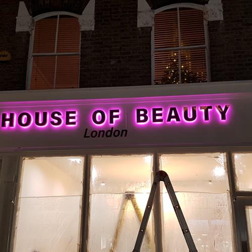 House of Beauty LED Sign Boards