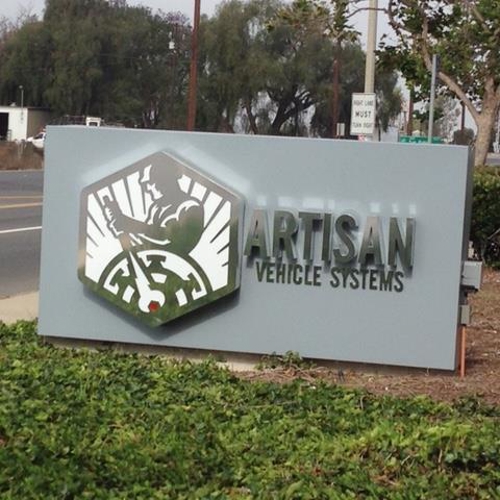 Artisan exterior signage