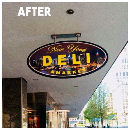 Flat Metal Signs