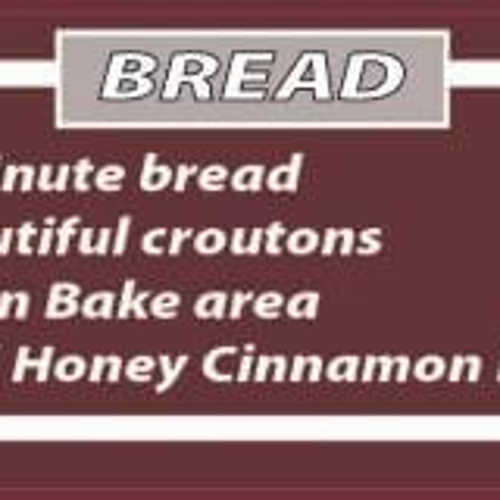 Bread prep with instructions