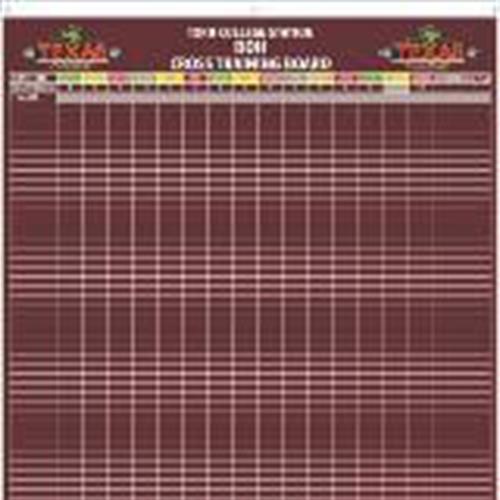 Maroon Cross-training custom decal sheet