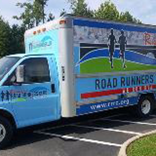 Blue Rood Runner Club Truck Wrap