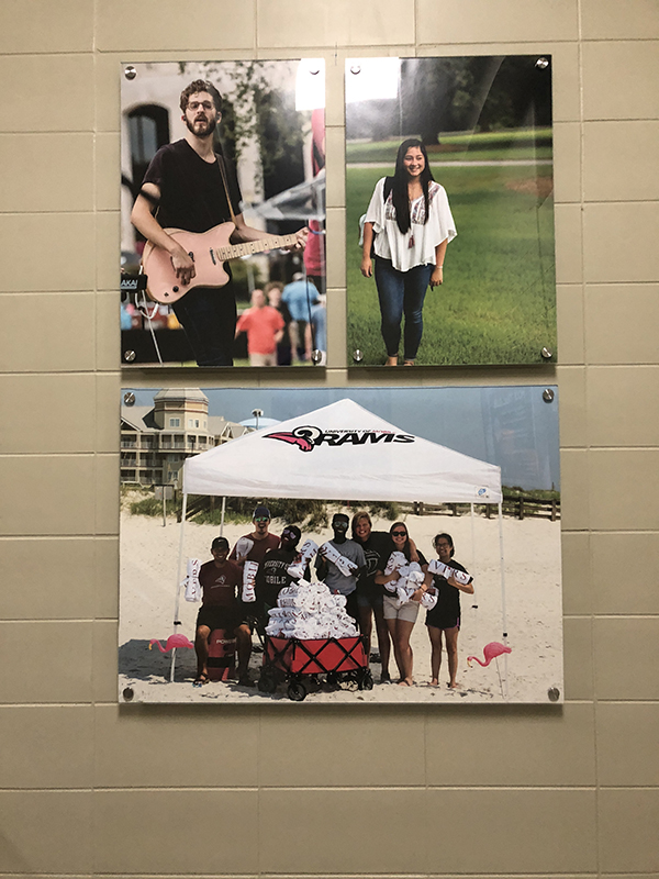 University of Mobile wall graphics