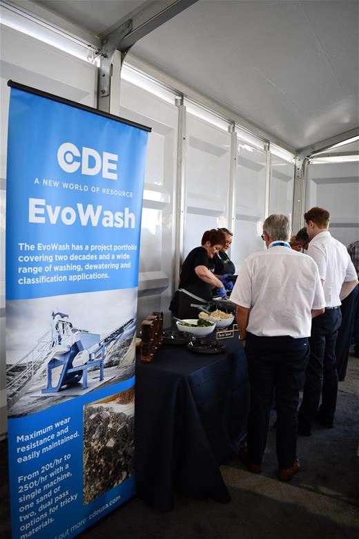 CDE Global banner signage