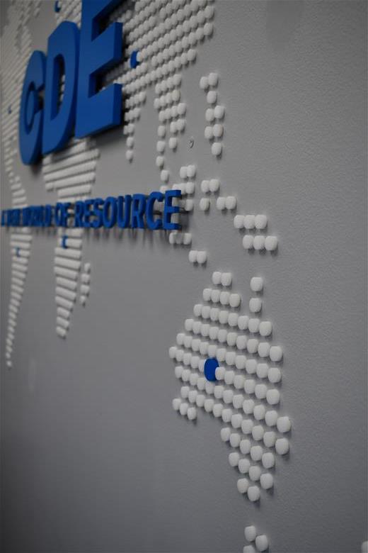 CDE Global wall