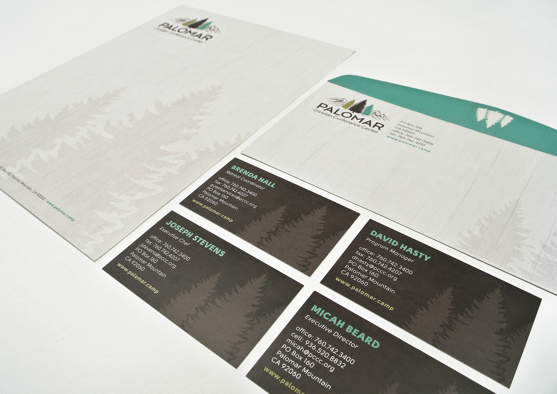 Palomar Christian Conference Center identity