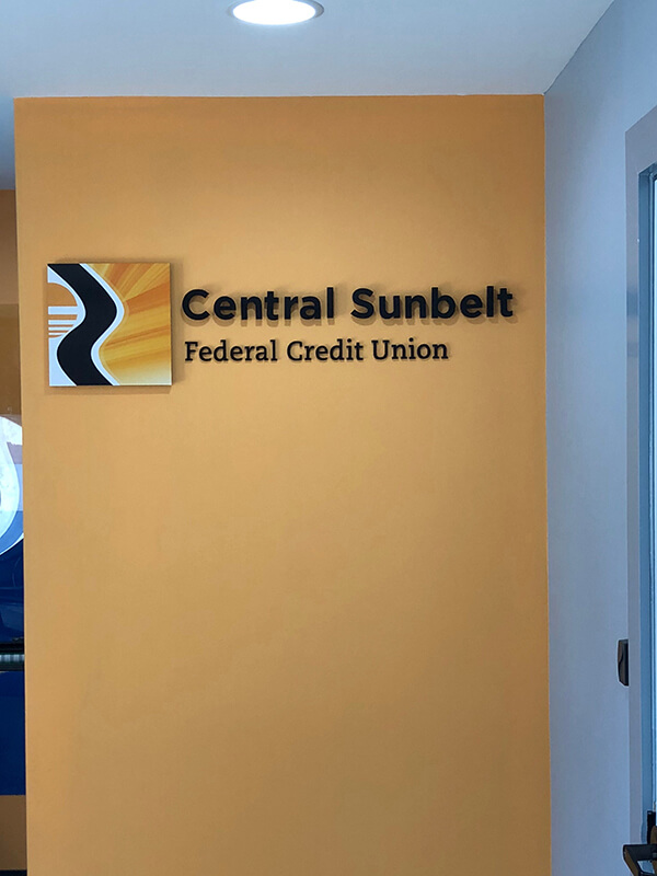 wall sign
