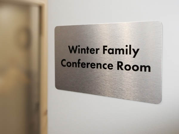 The Children’s Shelter, Inc. name plates for offices