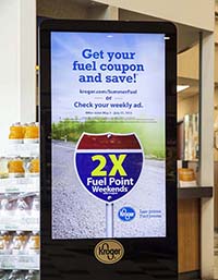 Kroger's stand sign