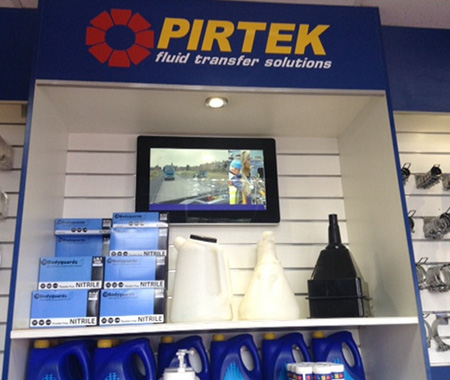 Pirtek digital signage