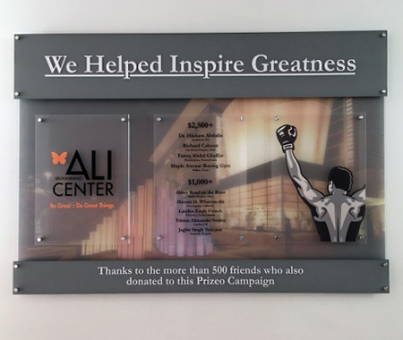 Muhammad Ali’s plaques