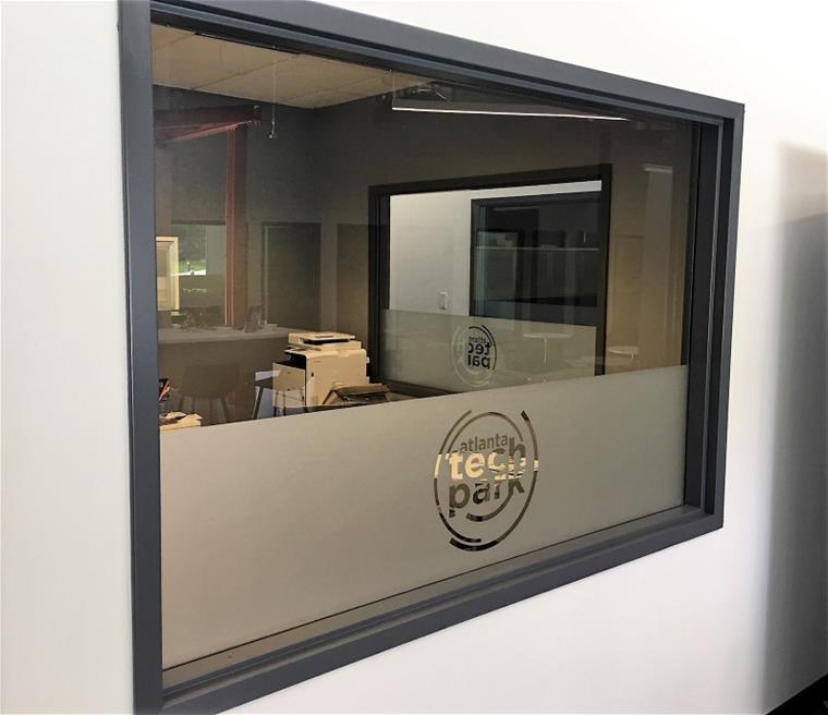 Atlanta Tech Park window sign