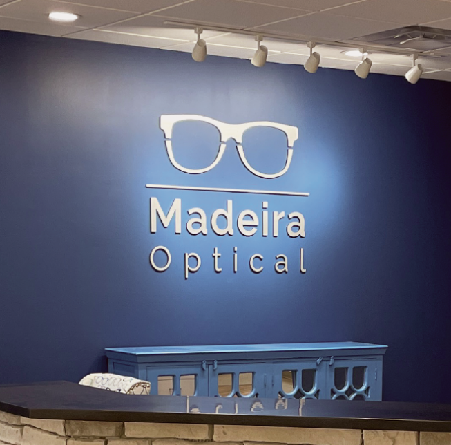 wall sign for optical clinic