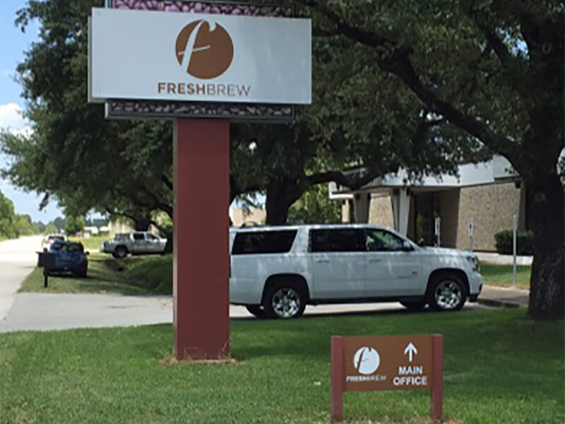 freshbrew sign