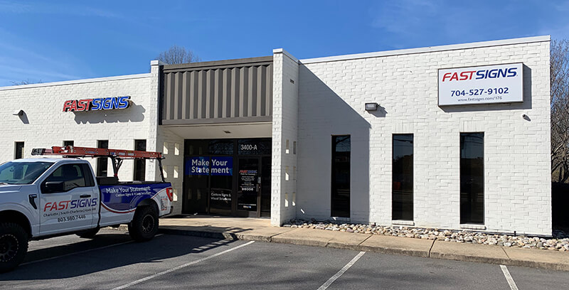 fastsigns of charlotte nc south tryon building