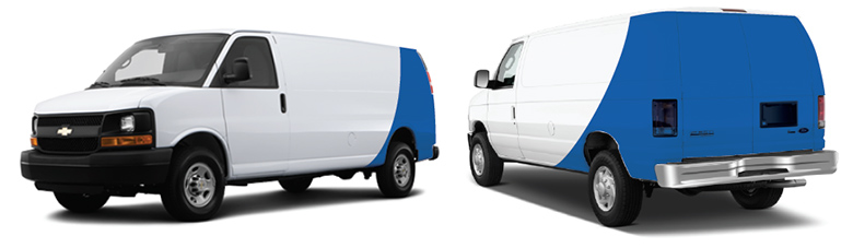 van graphics quarter wrap