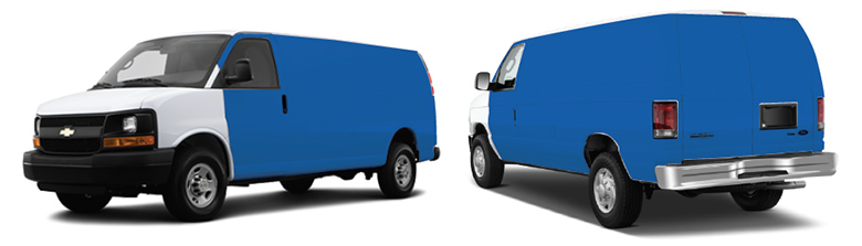 van graphics three quarter wrap