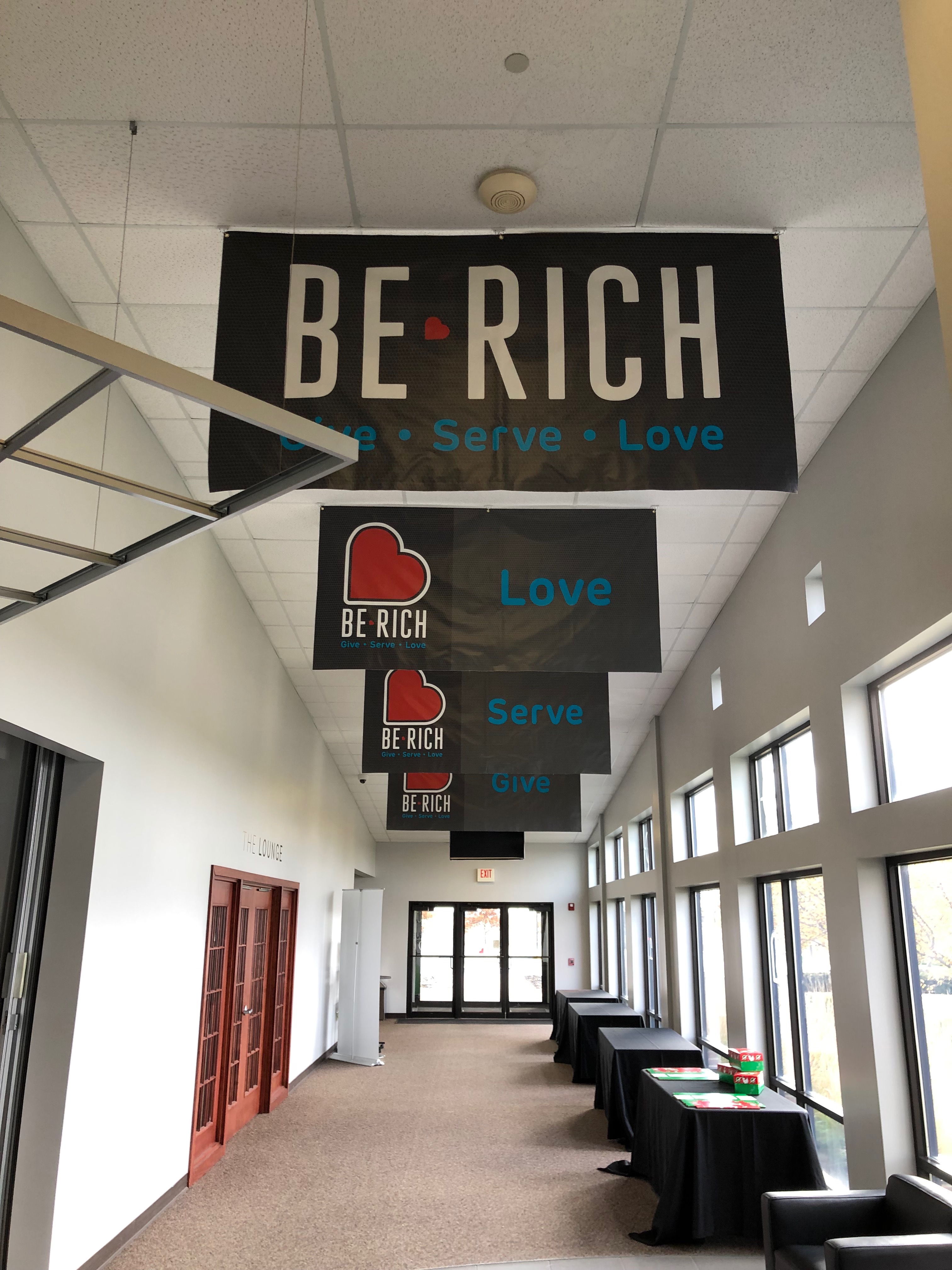 Gathering Point Church Hanging Banners