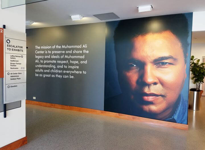 Muhammad-Ali Wall Graphic
