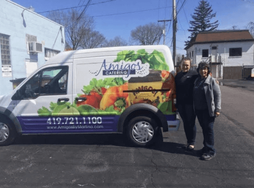Amigos catering van 