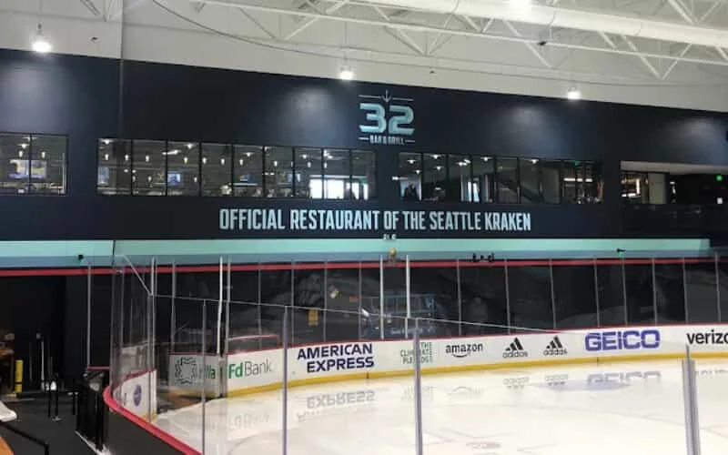 ice rink signage