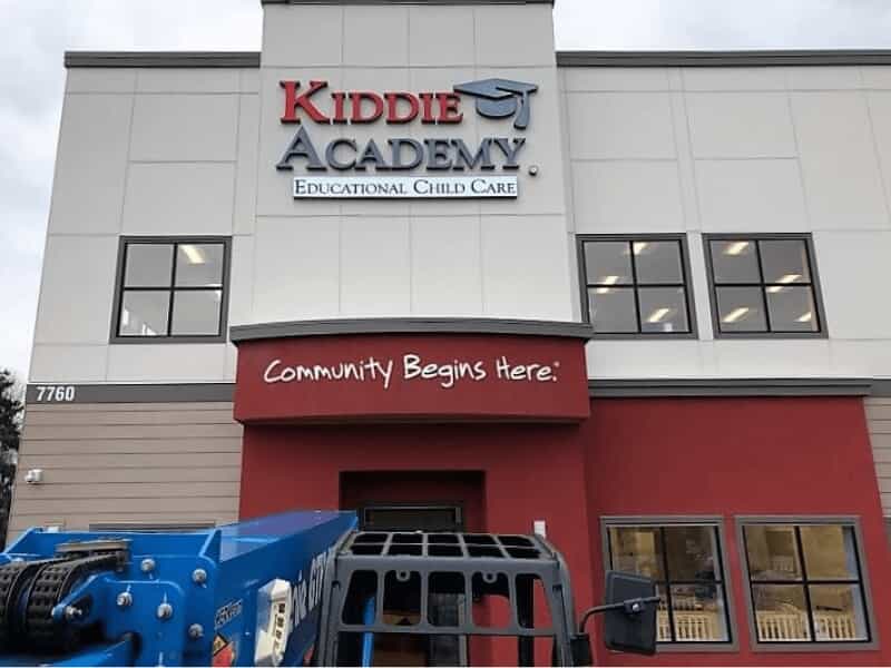 Building Exterior Business name signage