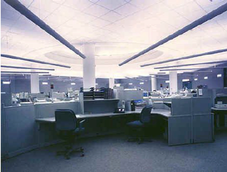 a basic office space
