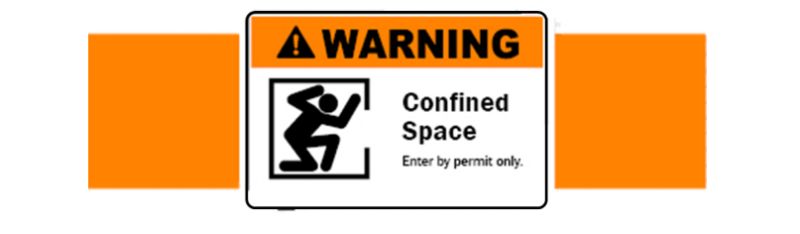 a bold warning sign