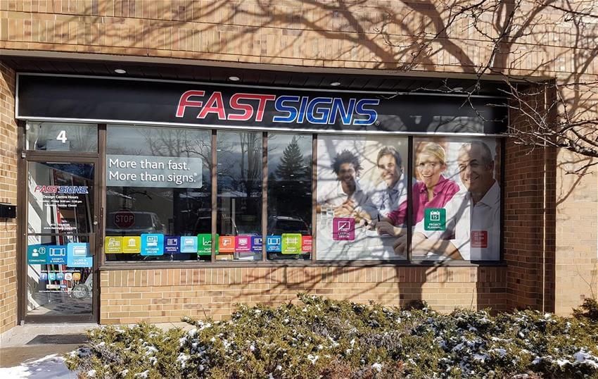 outside of FASTSIGNS center